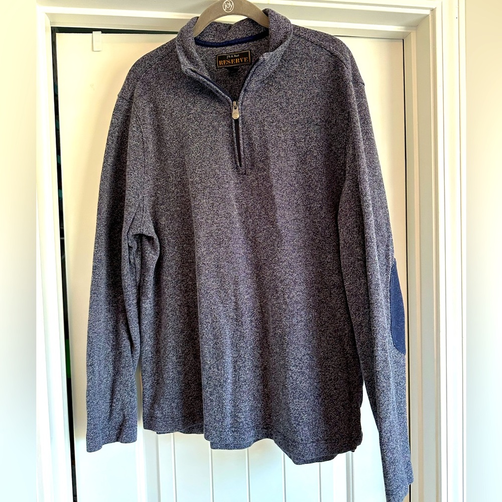Men’s Jos. A. Bank Large Reserve Tailored Fit‎ quarter zip pullover shirt jacket